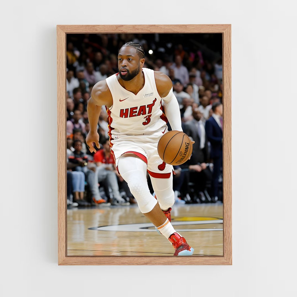 Poster Dwyane dans le Flow – affiche Basketball (vue 4)